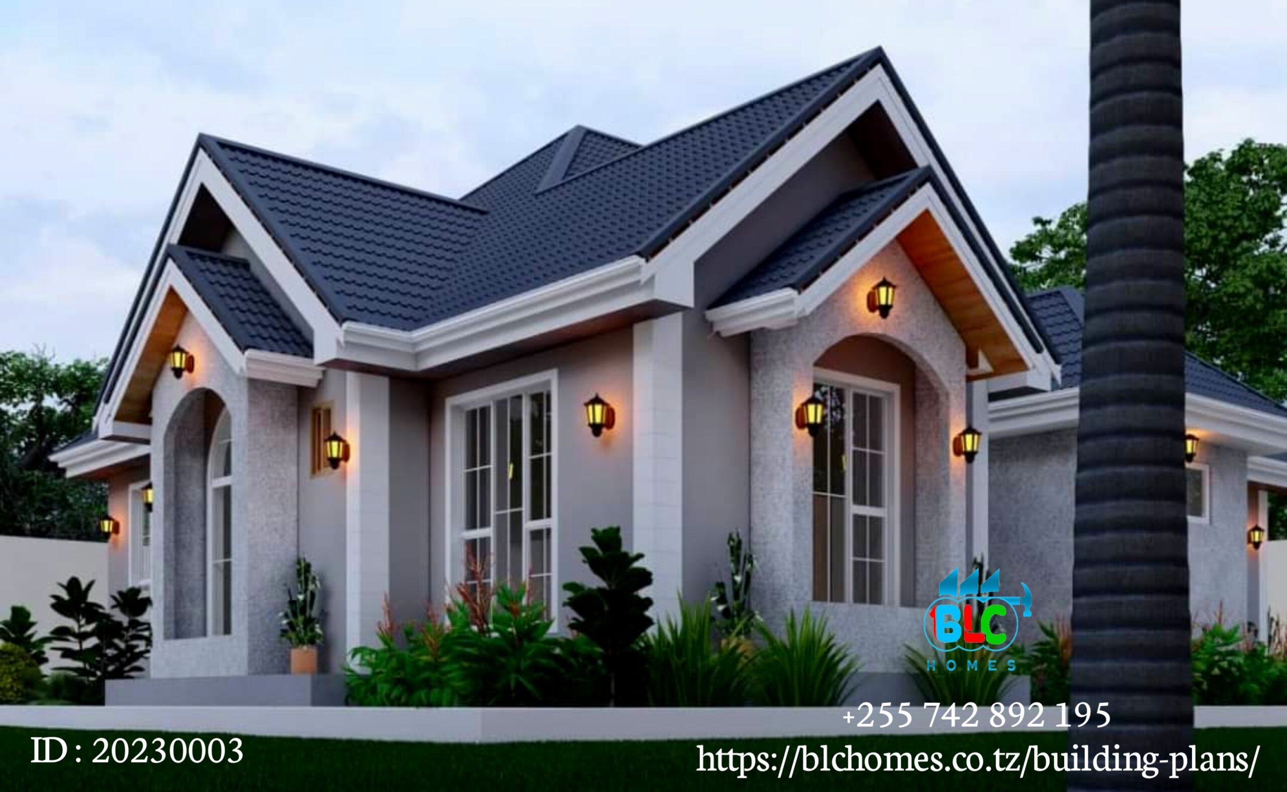A classic , modern contemporary house plan . This beautful home has two floors of living space . Ground floor has open kitchen with enough space for enjoying cooking and eating , public toilet for special visitors , store and main sitting room for family gathering and one self room . First floor has one big master bedroom with full of closet , washrooms and other 2self contained room and min sitting room . building size total area 229