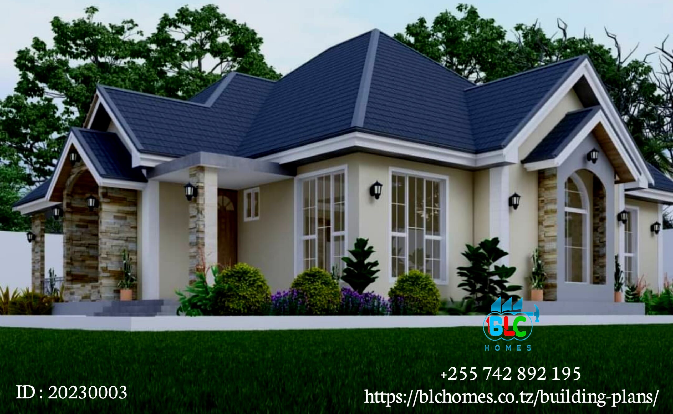 A classic , modern contemporary house plan . This beautful home has two floors of living space . Ground floor has open kitchen with enough space for enjoying cooking and eating , public toilet for special visitors , store and main sitting room for family gathering and one self room . First floor has one big master bedroom with full of closet , washrooms and other 2self contained room and min sitting room . building size total area 229